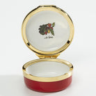 Halcyon Days Woodland in the Snow Enamel Box - Personalised, alternate view