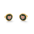 Halcyon Days Woodland Wildlife Fox Head Cufflinks