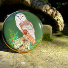 Halcyon Days Woodland Wildlife Owl Enamel Box, alternate view