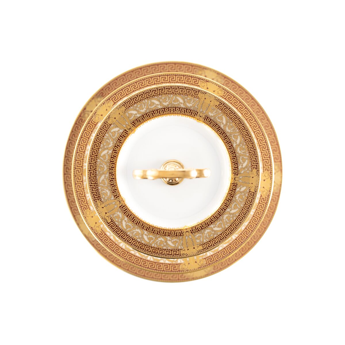 Haviland 3 Tier Cake Plate Salon Murat Cherry Gold Cake Stand, alternate view