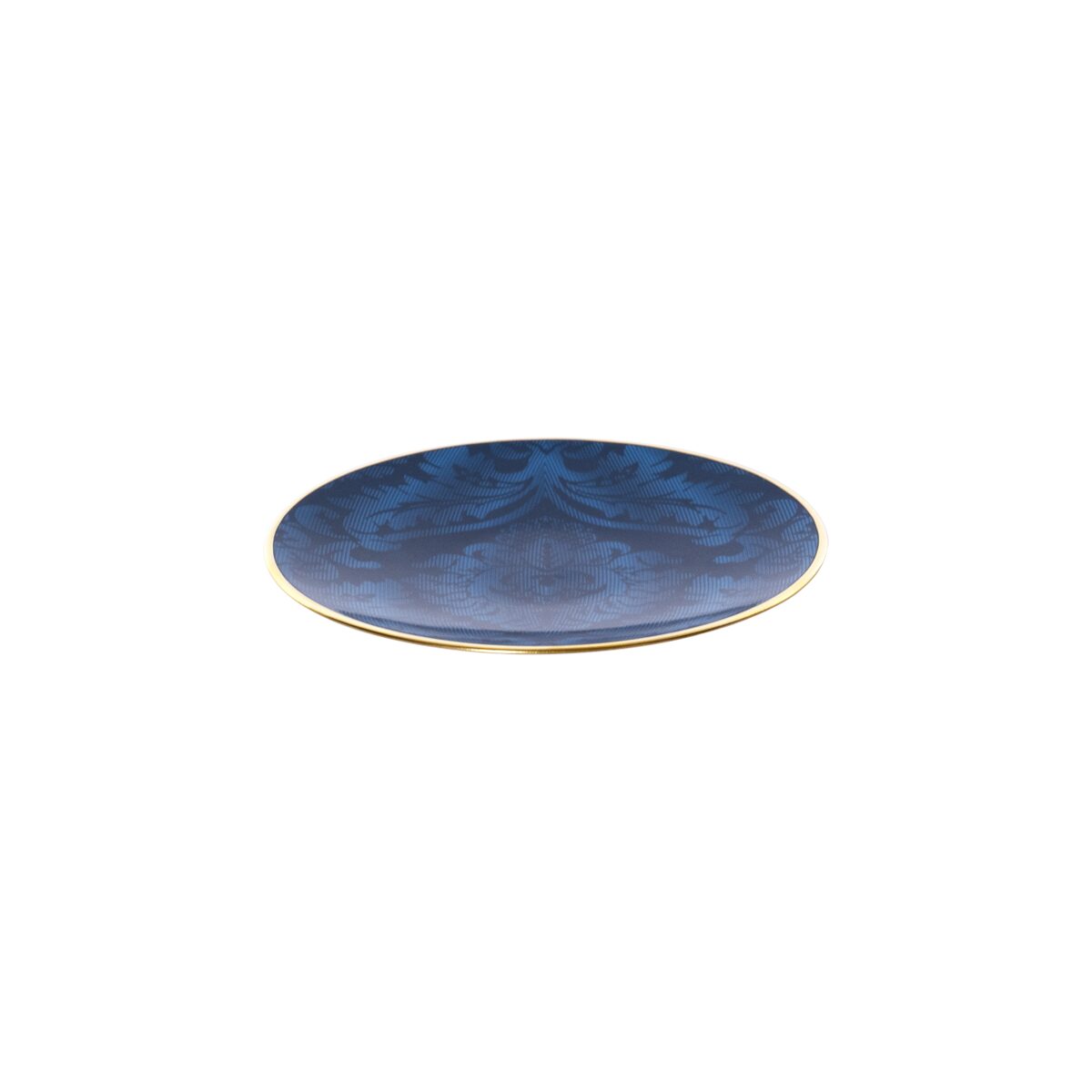 Haviland Damassé Blue Ritz Paris Bread and Butter Plate, alternate view