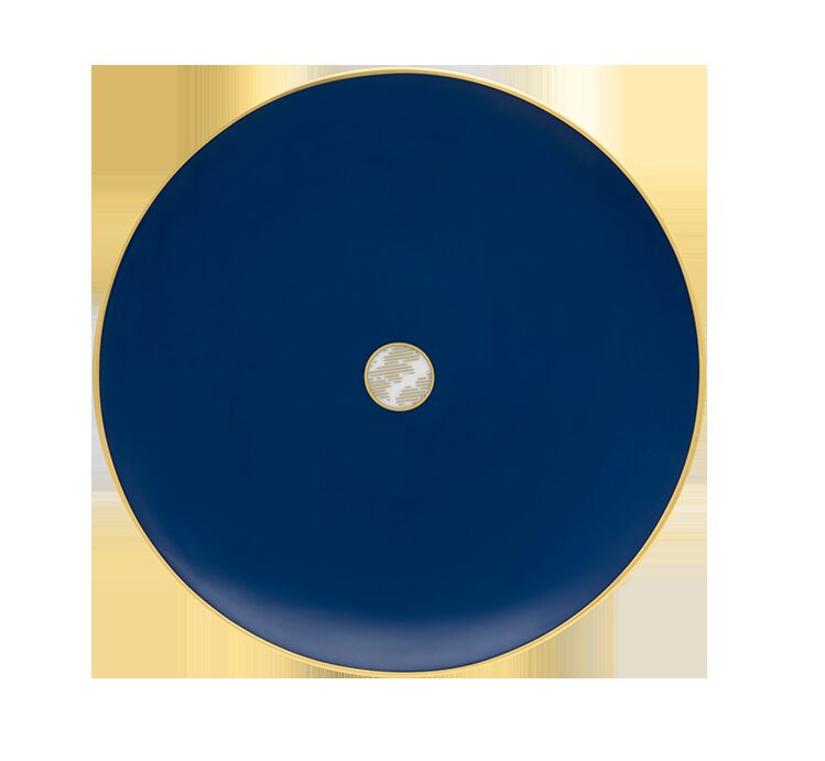 Haviland Damassé Blue Ritz Paris Salad Plate