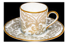 Haviland Damassé Ritz Paris Coffee Cup and Saucer Cup & Saucer Set