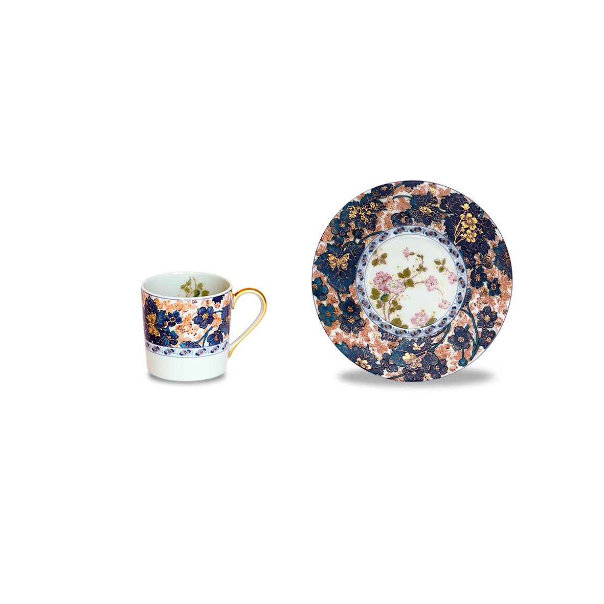 Haviland Dammouse Coffee Cup and Saucer Cup & Saucer Set, alternate view
