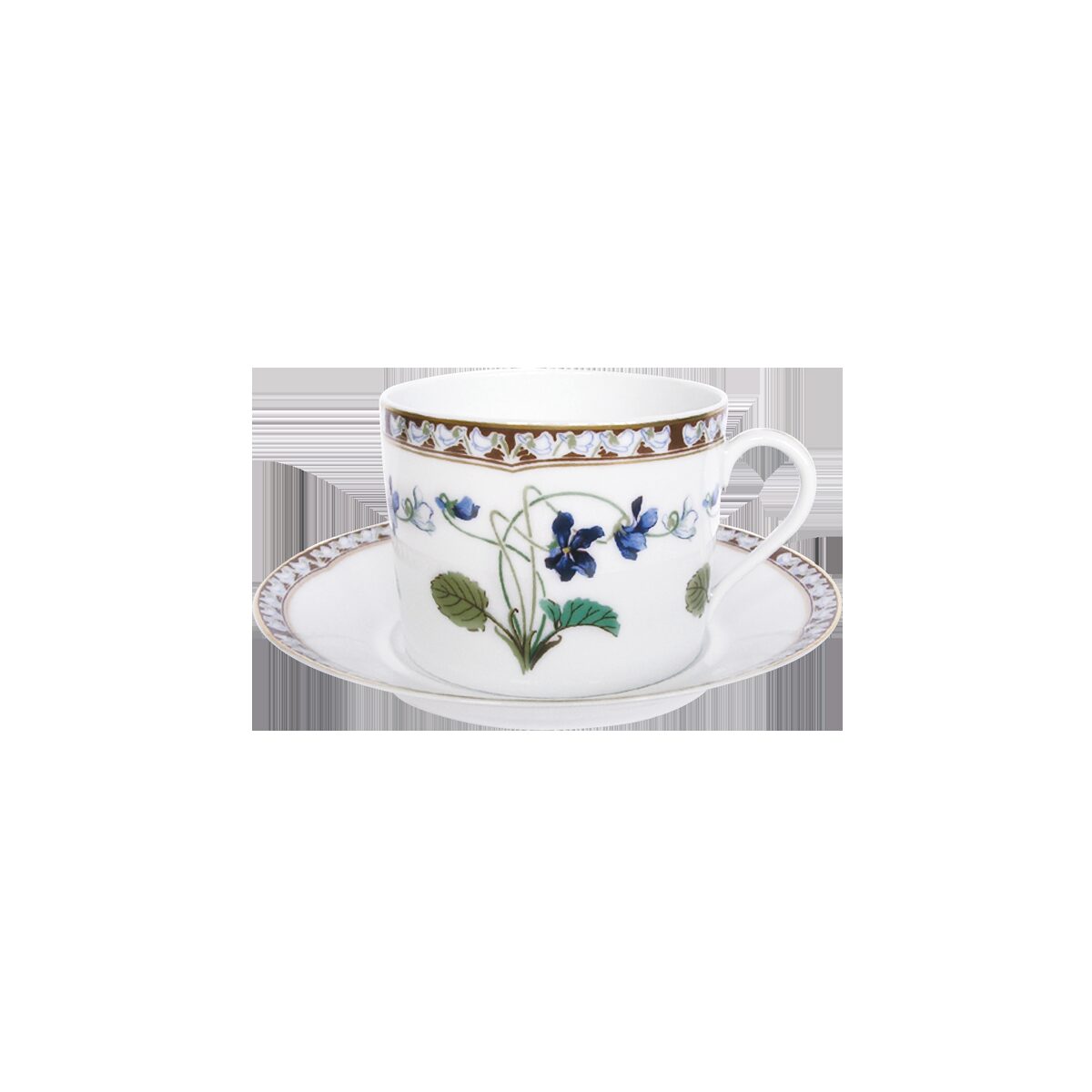 Haviland Impératrice Eugénie Cappuccino Cup and Saucer Cup & Saucer Set