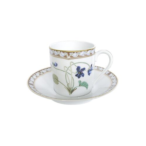 Haviland Impératrice Eugénie Coffee Cup and Saucer Cup & Saucer Set, alternate view