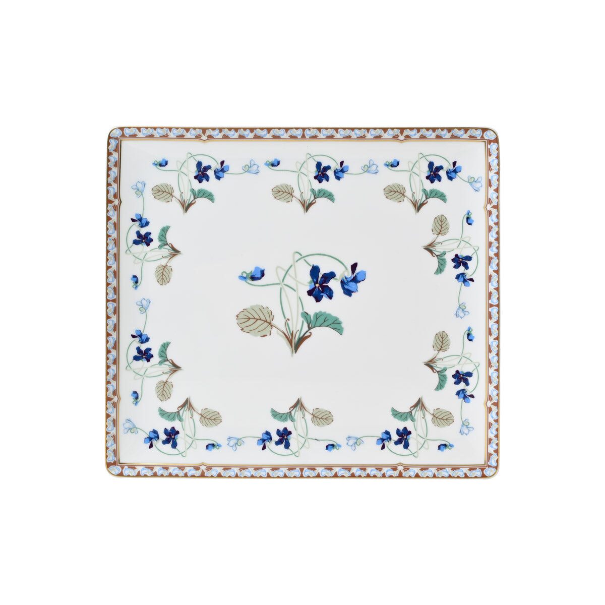 Haviland Impératrice Eugénie Rectangular Tray, alternate view