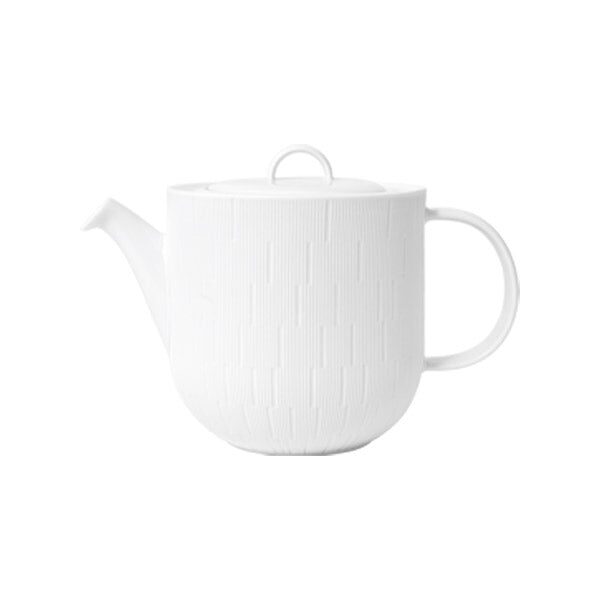 Haviland Infini White Hot Beverage Server Teapot, alternate view