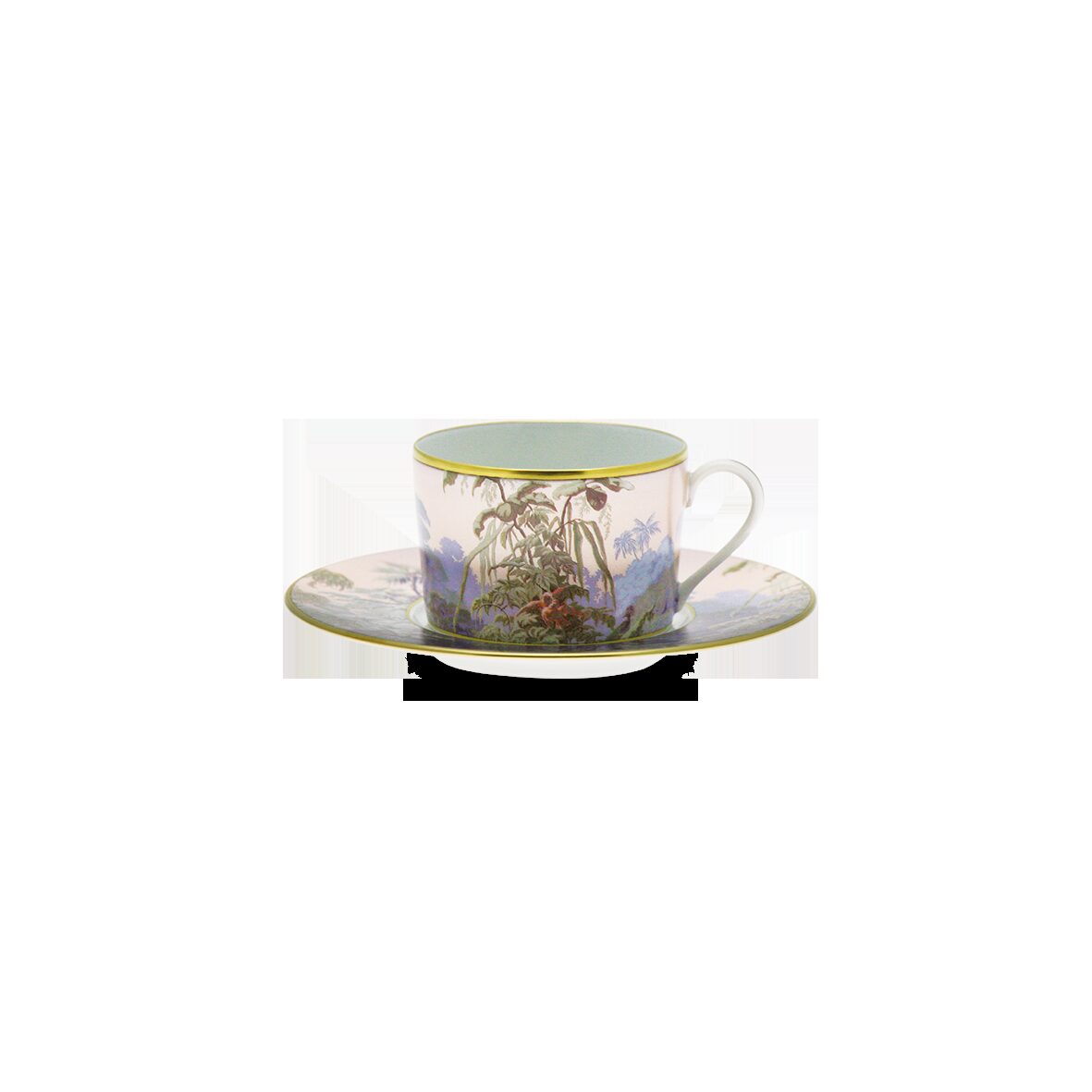 Haviland Le Brésil - Zuber Cappuccino Cup and Saucer Cup & Saucer Set