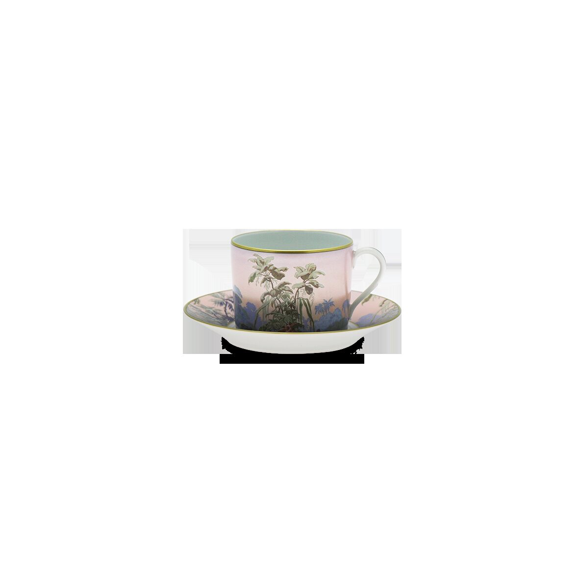 Haviland Le Brésil - Zuber Teacup and Saucer Cup & Saucer Set