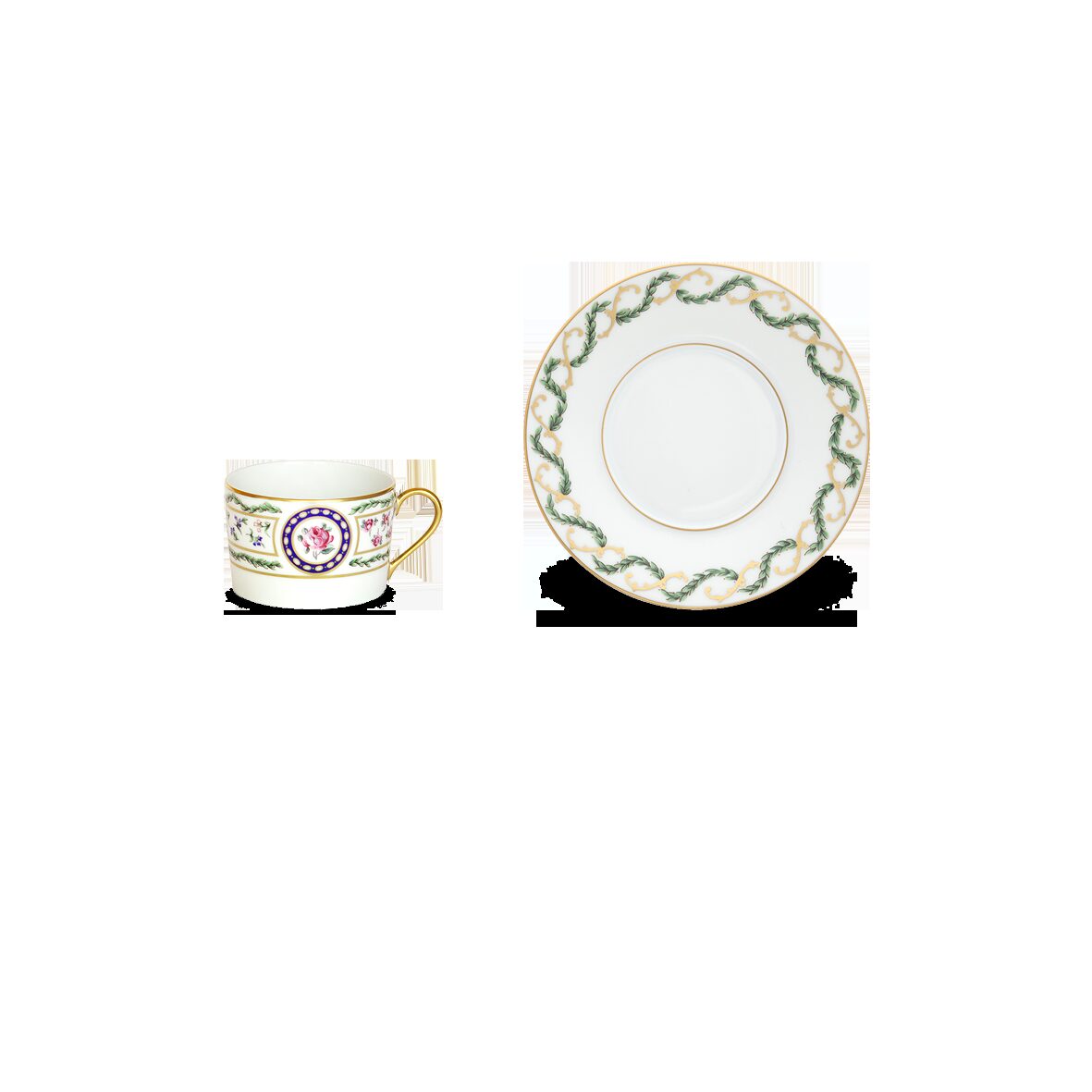 Haviland Louveciennes Teacup and Saucer Cup & Saucer Set