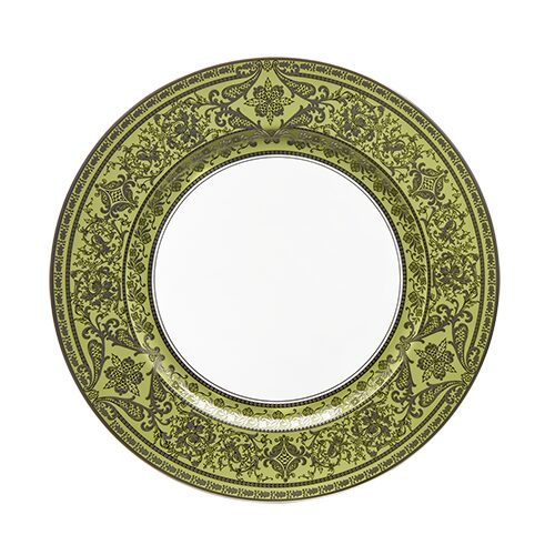 Haviland Matignon White Platinum Dinner Plate, alternate view