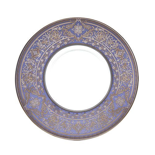 Haviland Matignon White Platinum Dinner Plate, alternate view