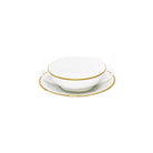 Haviland Orsay Gold Cream Soup Cup and Saucer