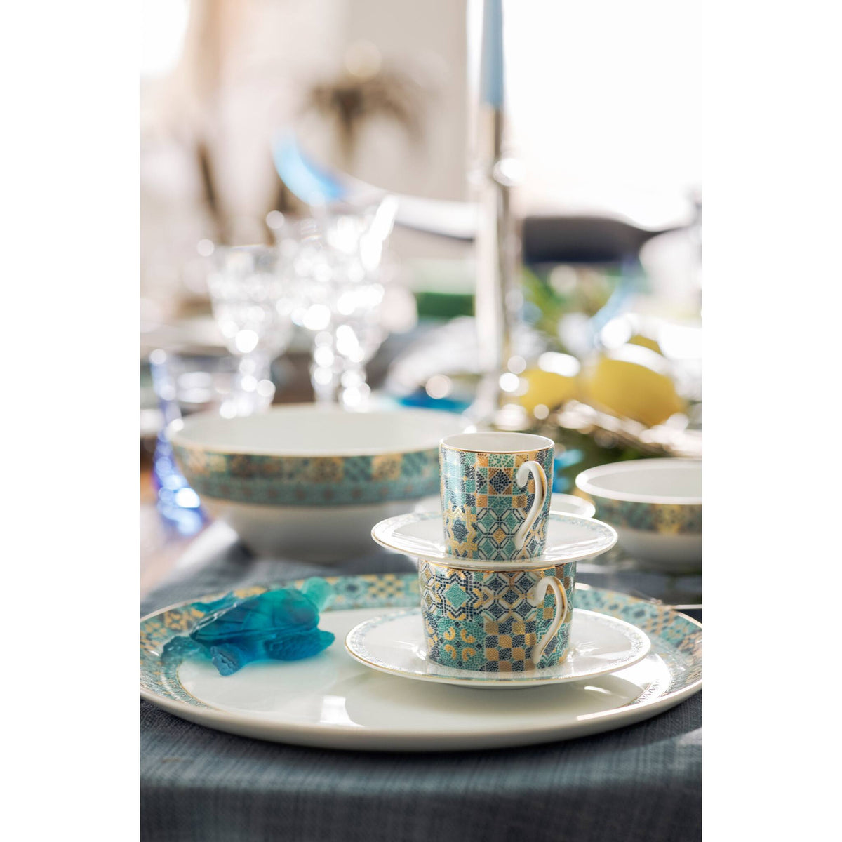 Haviland Portofino Coffee Cup and Saucer Cup & Saucer Set, lifestyle view