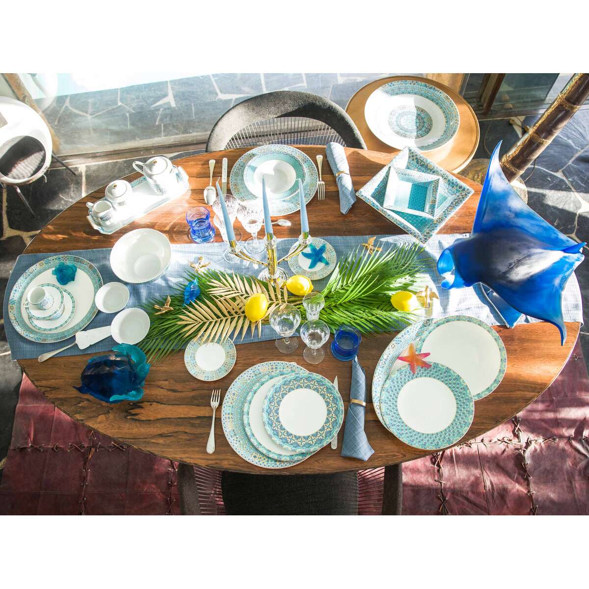 Haviland Portofino Dinner Plate, lifestyle view
