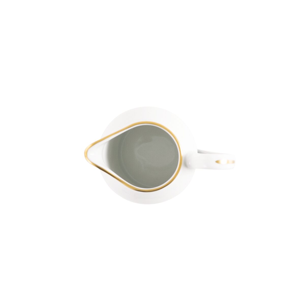 Haviland Rêves Du Nil Green Gold Creamer, alternate view
