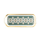 Haviland Rêves Du Nil Green Gold Rectangular Cake Platter