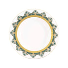 Haviland Rêves Du Nil Green Gold Rim Soup Plate Soup Plates & Rimmed Soup Bowl