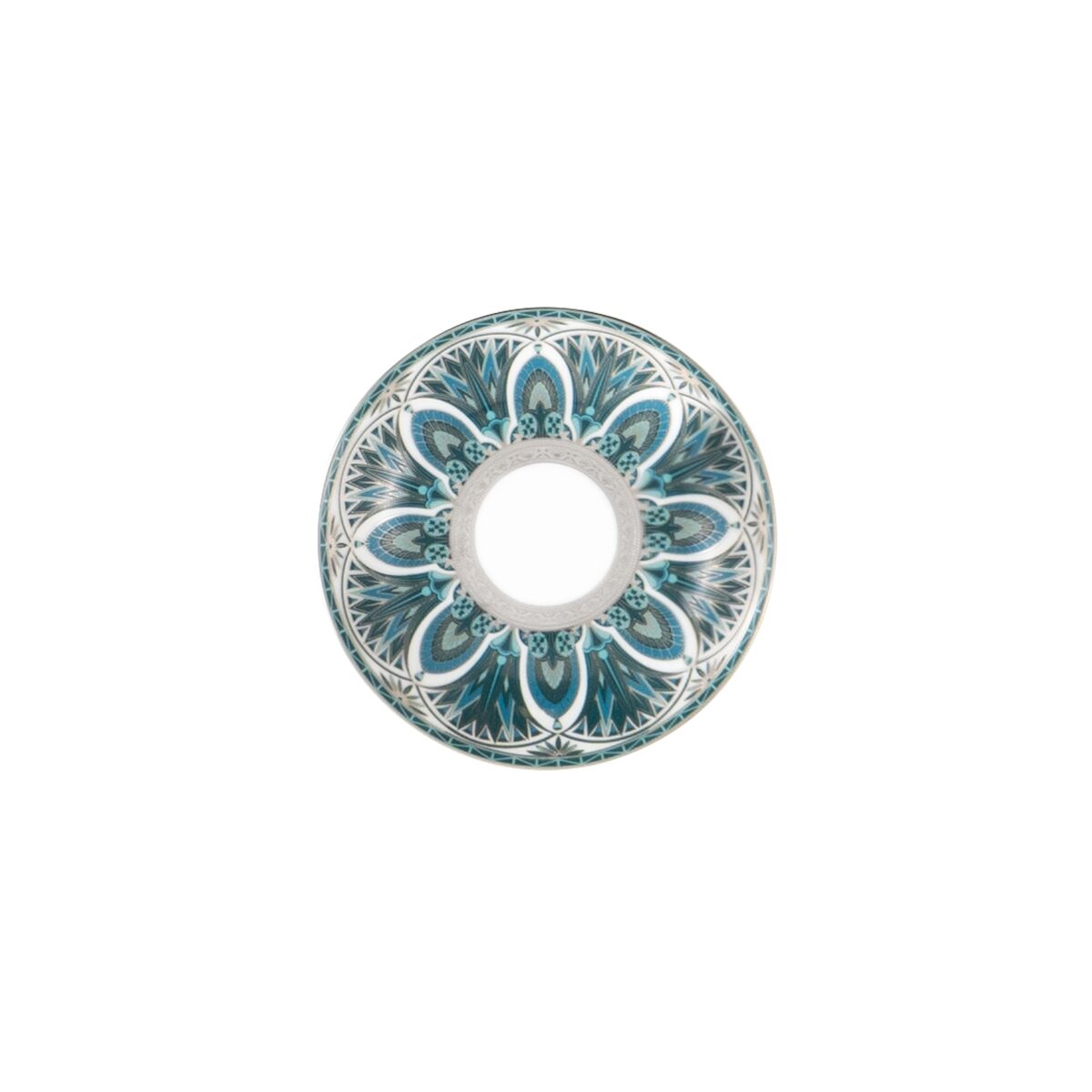 Haviland Rêves Du Nil Green Platinum Bread and Butter Plate, alternate view