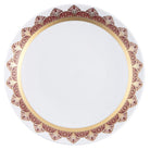 Haviland Rêves Du Nil Pourpre Gold Deep Round Dish Serving Bowl