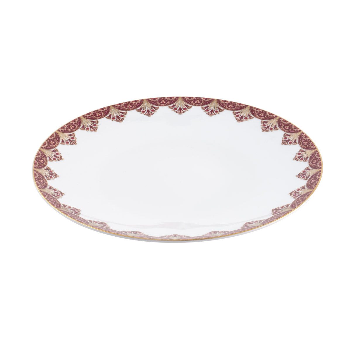 Haviland Rêves Du Nil Pourpre Gold Dinner Plate Braid, alternate view