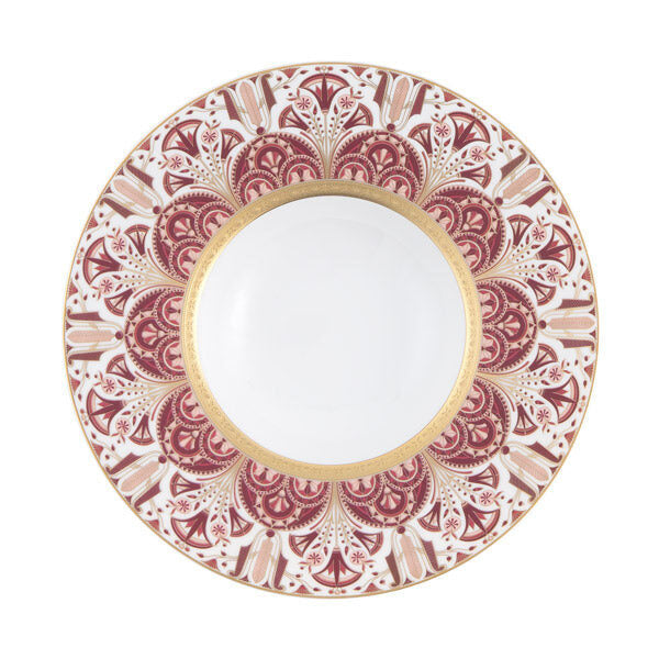 Haviland Rêves Du Nil Pourpre Gold Large Rim Soup Plate Soup Plates & Rimmed Soup Bowl