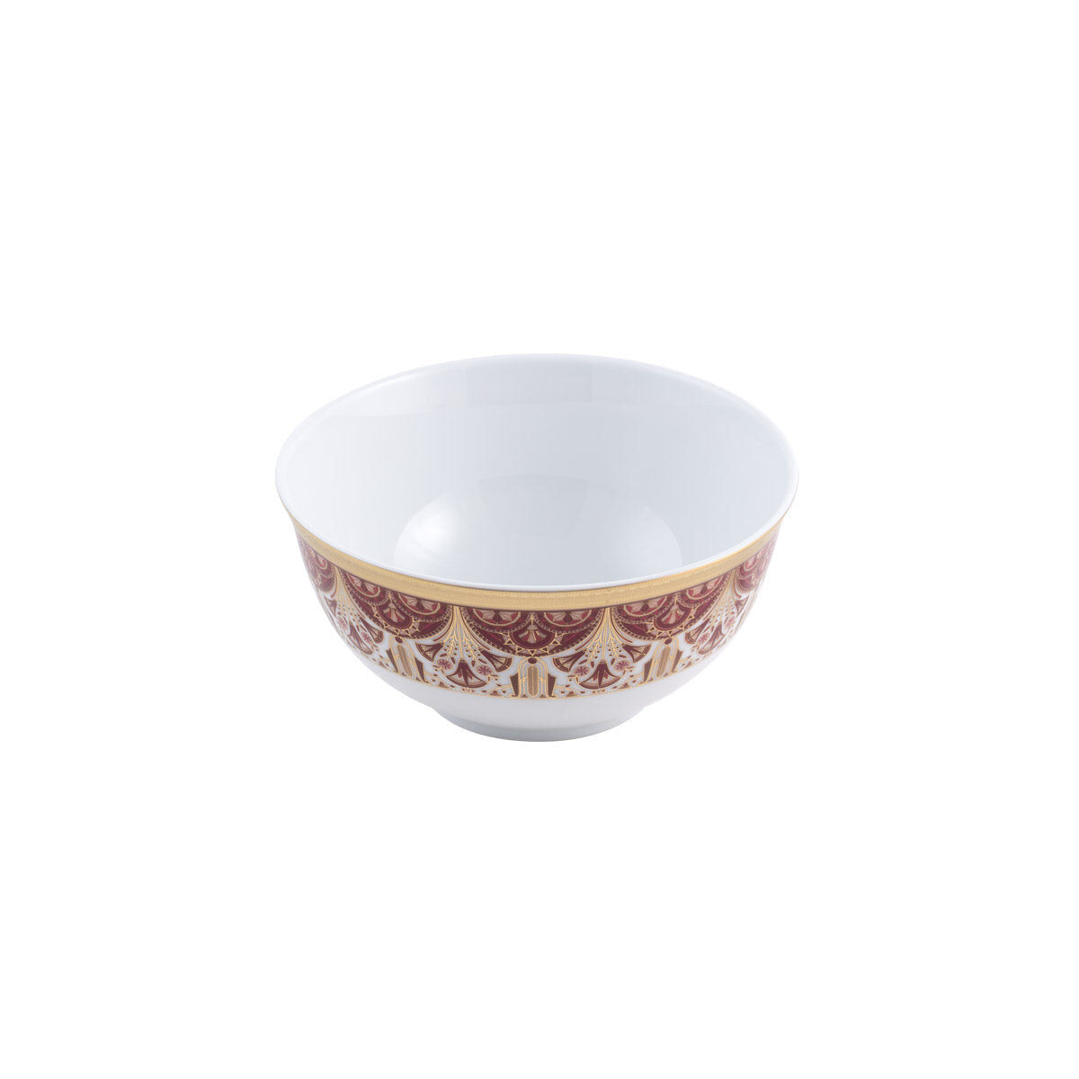 Haviland Rêves Du Nil Pourpre Gold Noodles Bowl