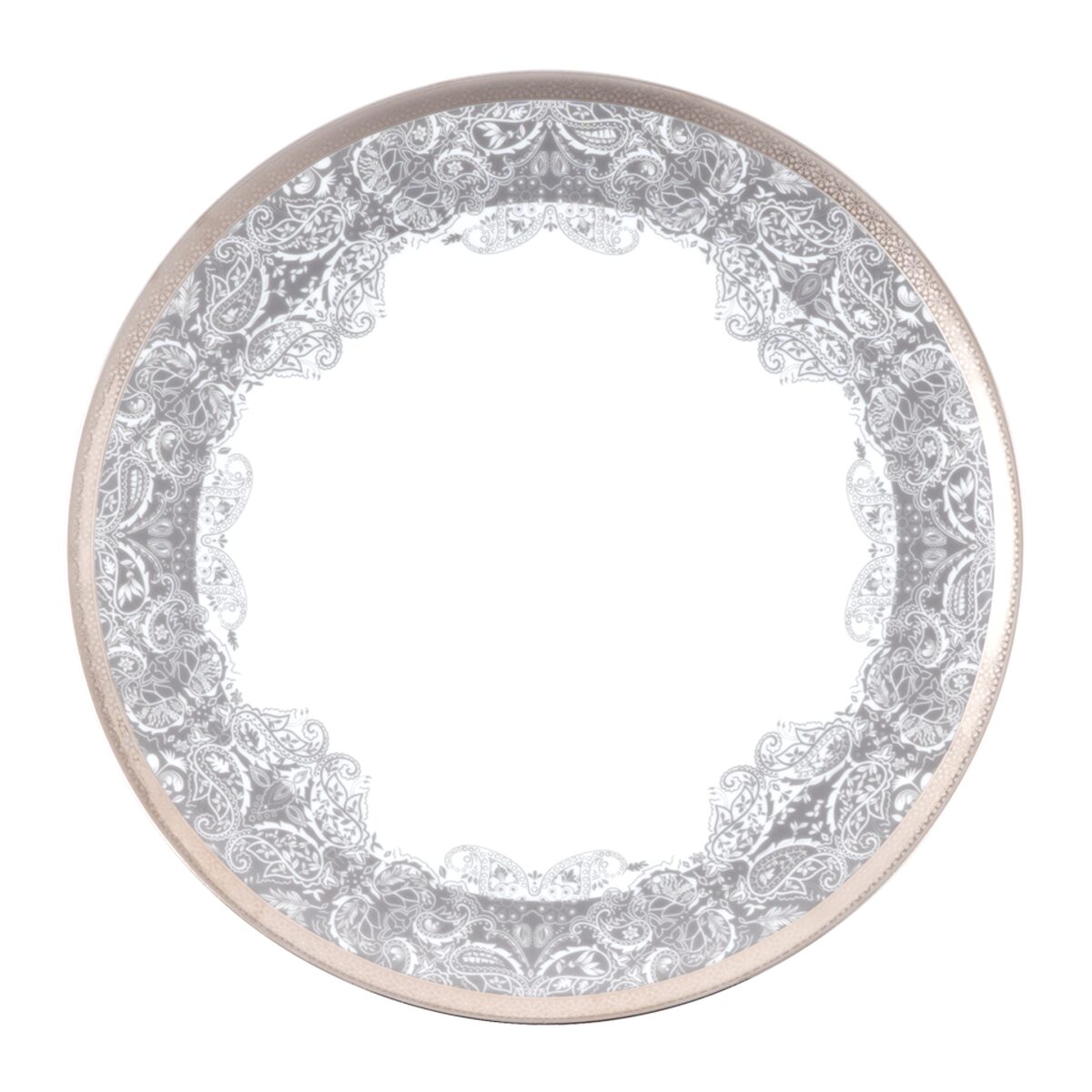 Haviland Romane Gray Dinner Plate, alternate view