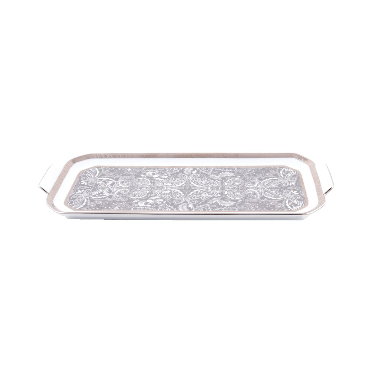 Haviland Romane Gray Rectangular Cake Platter
