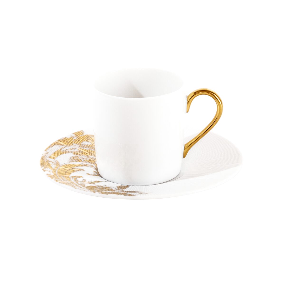 Haviland Stanislas Gold Coffee Cup and Saucer Cup & Saucer Set, alternate view
