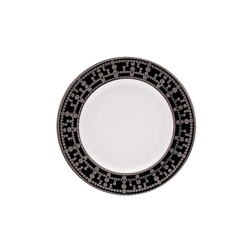 Haviland Tiara Black Platinum Bread and Butter Plate, alternate view