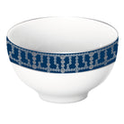 Haviland Tiara Prussian Blue Platinum Curry Bowl, alternate view