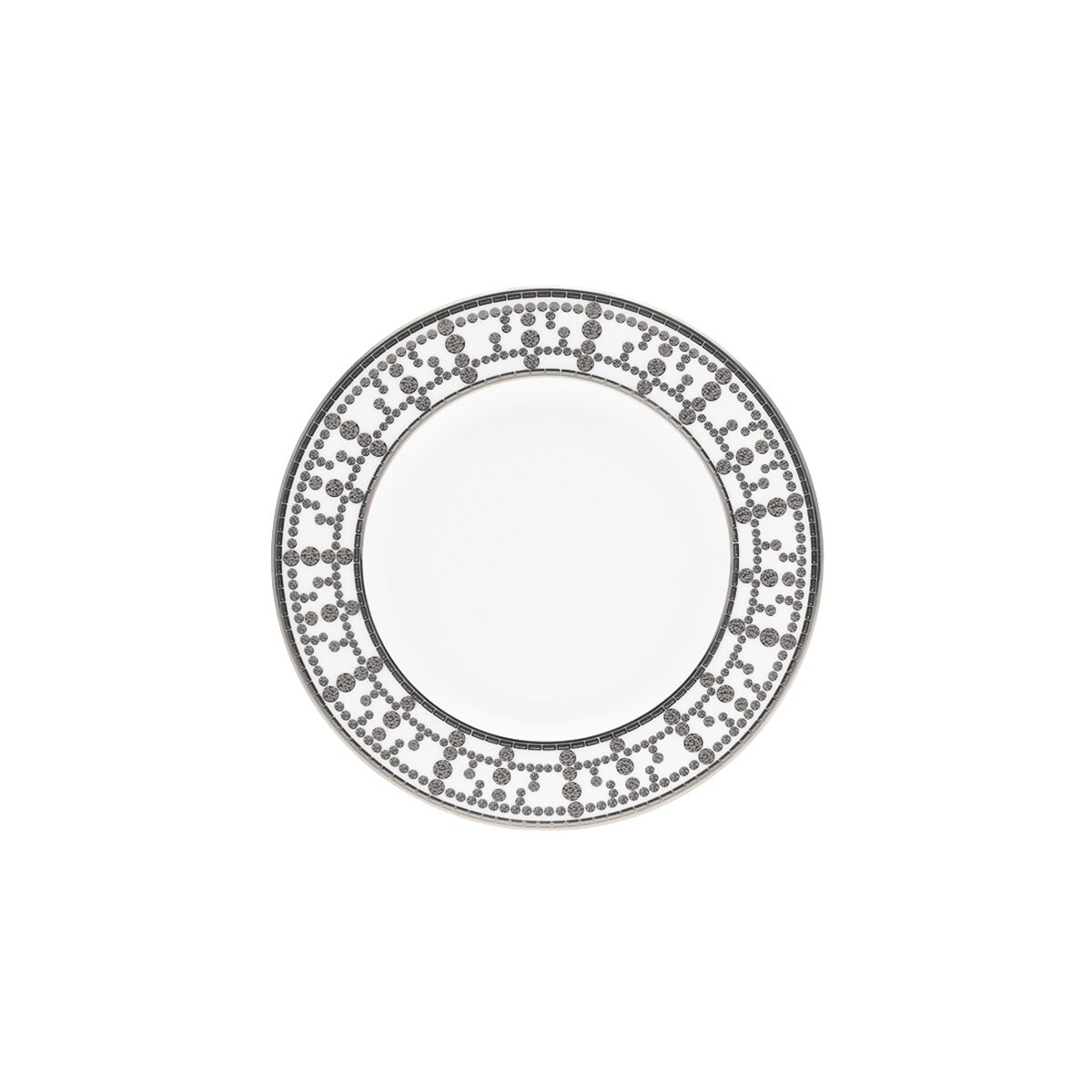 Haviland Tiara White Platinum Bread and Butter Plate, alternate view