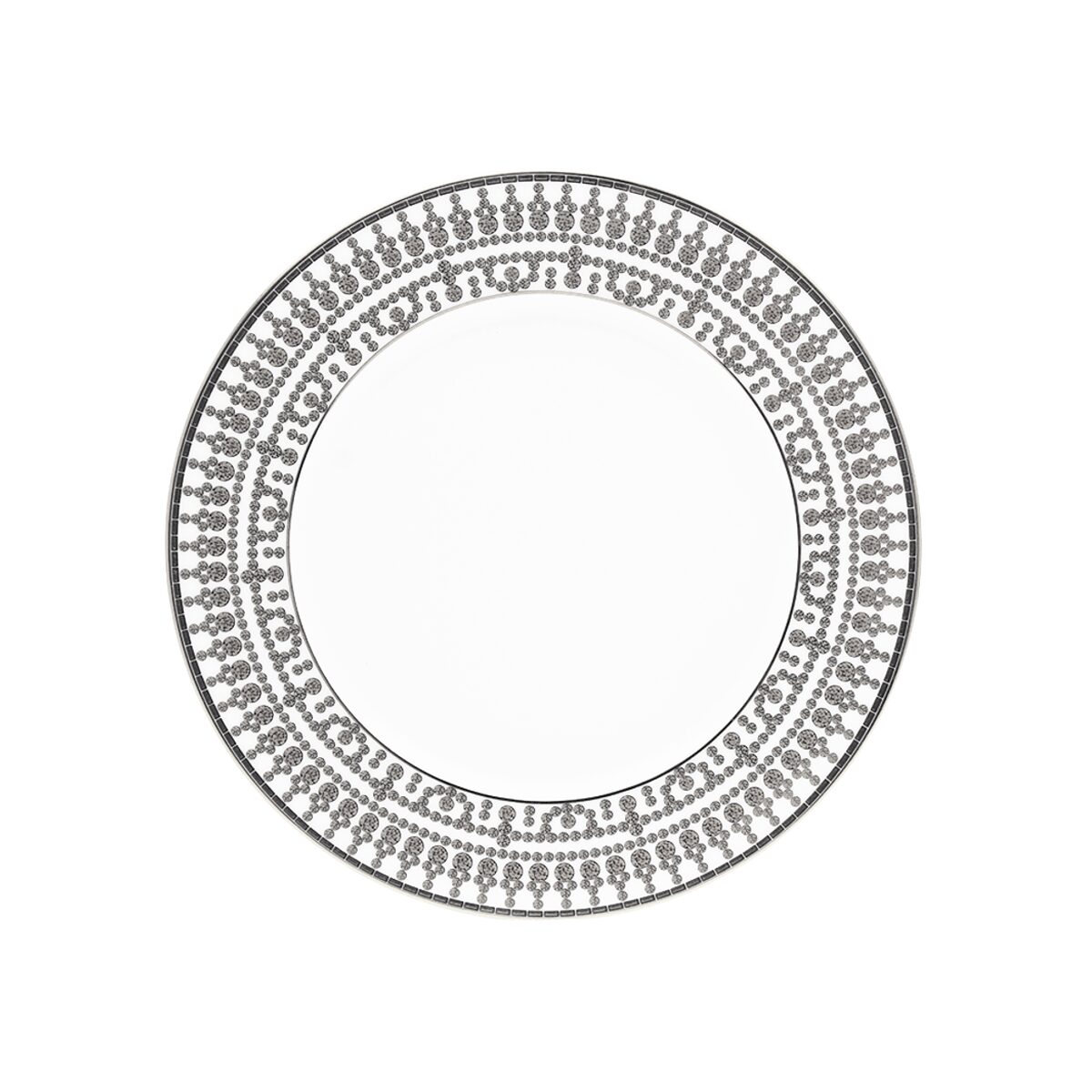 Haviland Tiara White Platinum Salad Plate, alternate view
