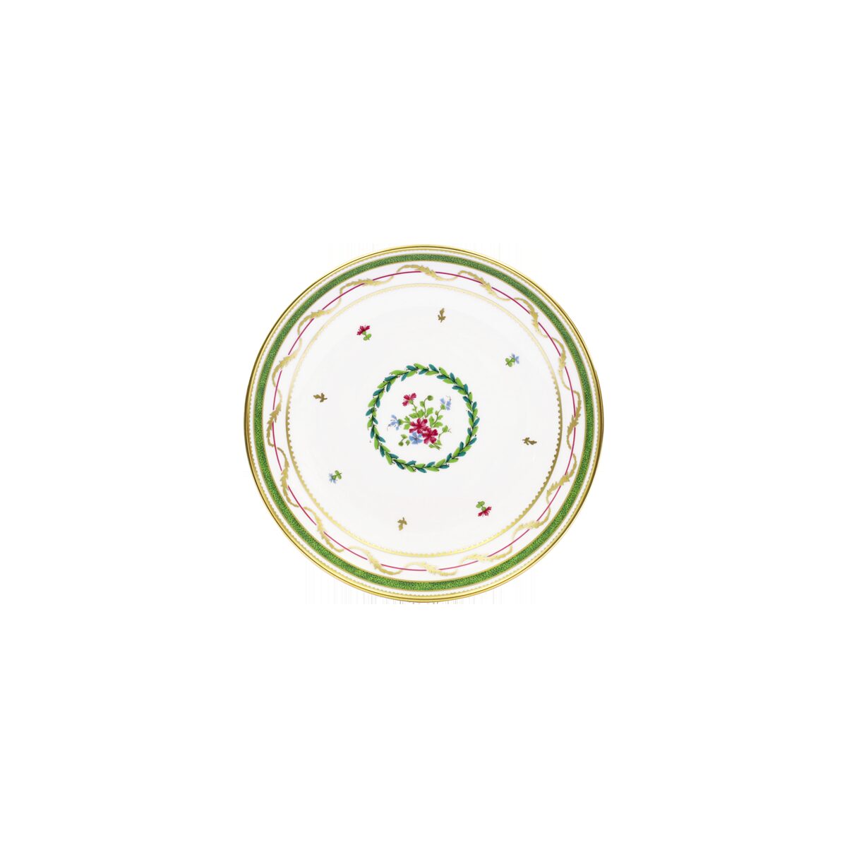 Haviland Vieux Paris Vert Coup Soup Plate Coupe Soup Bowl