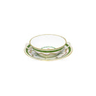 Haviland Vieux Paris Vert Cream Soup Cup and Saucer