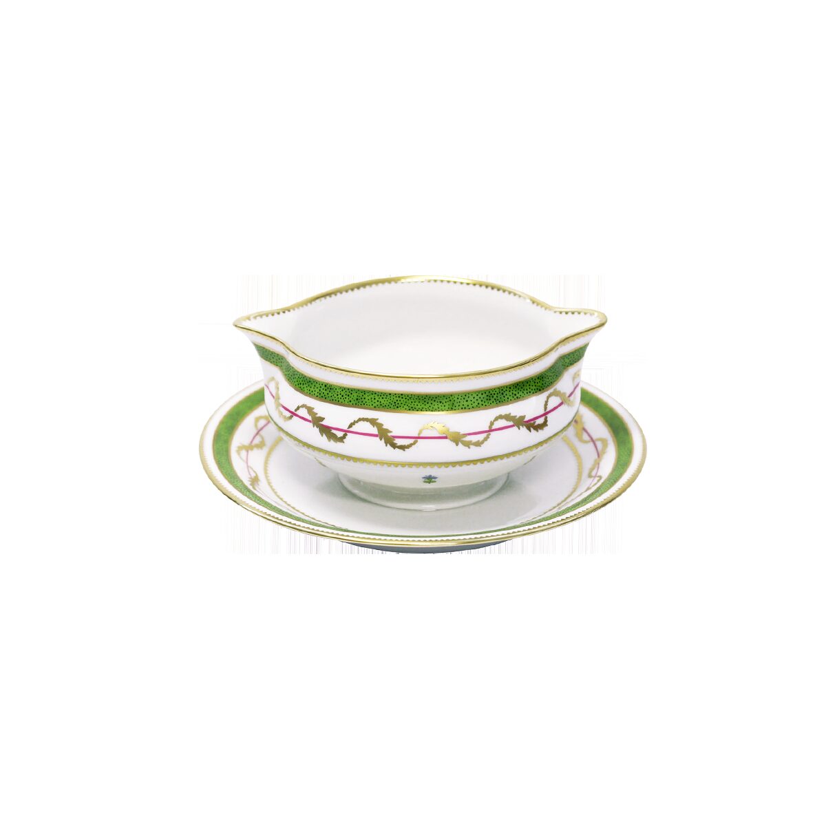 Haviland Vieux Paris Vert Gravy Boat