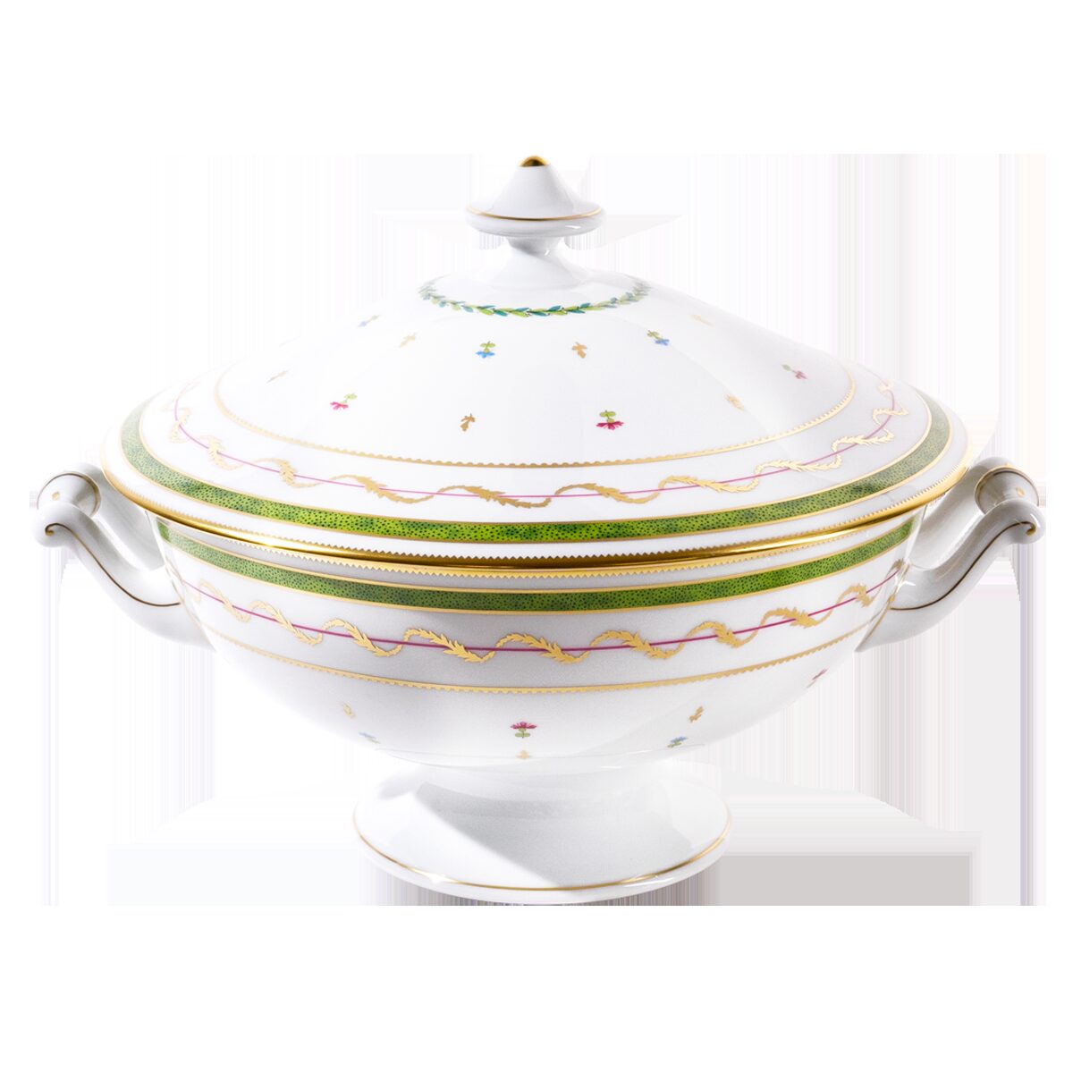 Haviland Vieux Paris Vert Soup Tureen
