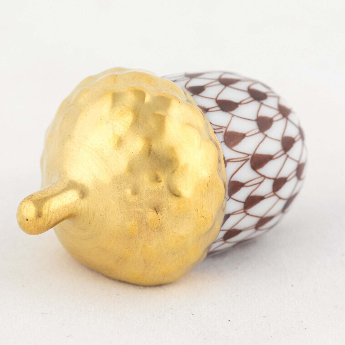 Herend Acorn Figurine – Chocolate, alternate view