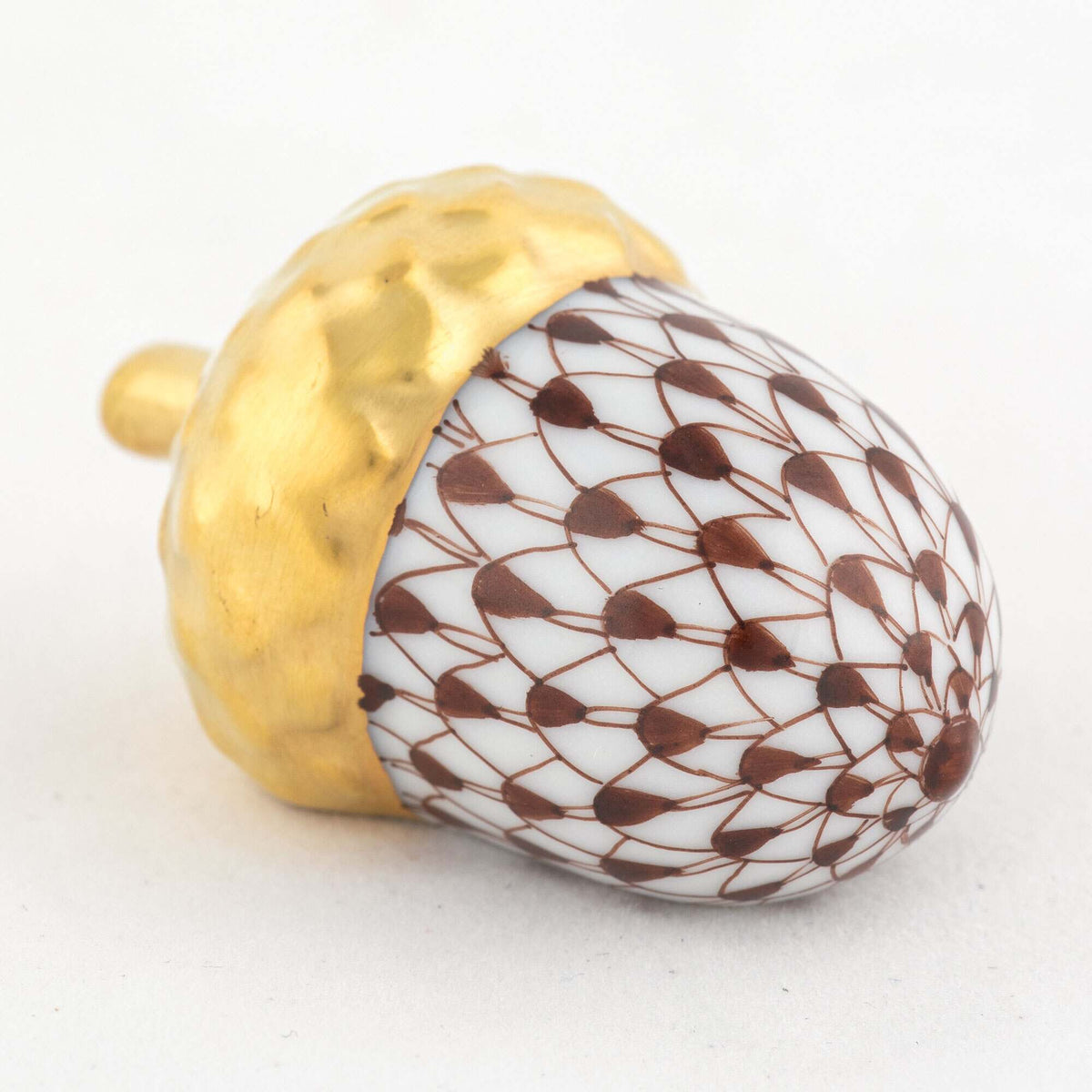 Herend Acorn Figurine – Chocolate, alternate view