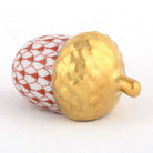 Herend Acorn Figurine – Rust, alternate view