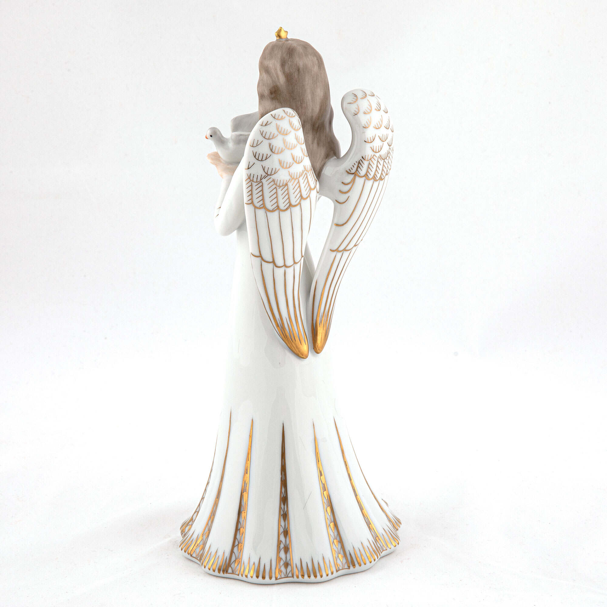 Herend Angel with Dove Figurine — additional view