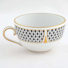 Herend Art Deco Black Tea Cup Teacup — additional view