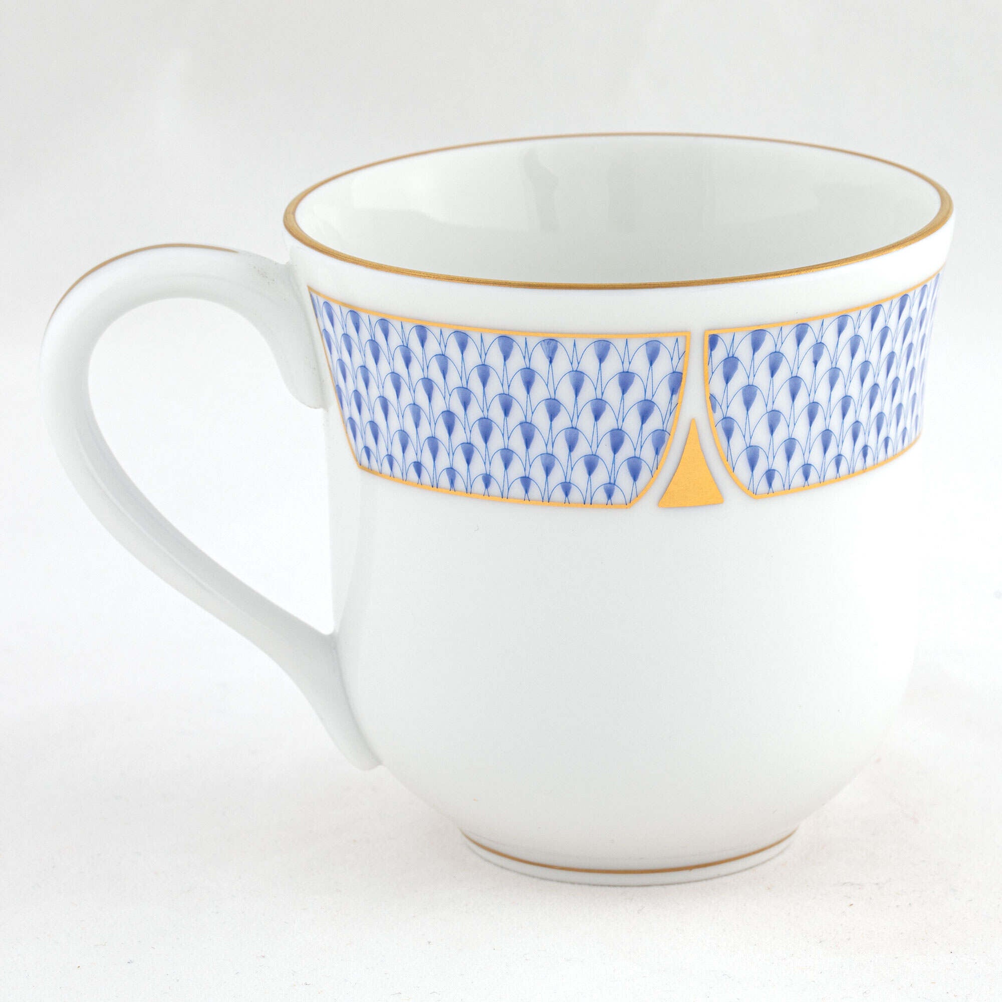 Herend Art Deco Blue Mug — additional view