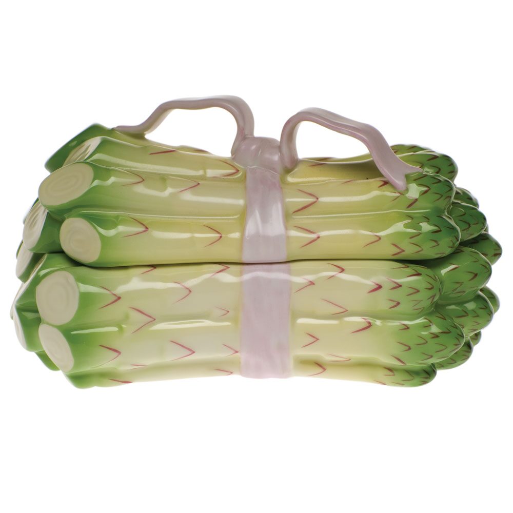 Herend Asparagus Box Garnishment, alternate view