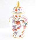 Herend Autumn Leaves Ginger Jar Vase — additional view