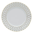 Hand-painted Herend Babos Gold Dinner Plate in fine porcelain, 10.25in D, on a white background