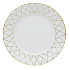 Hand-painted Herend Babos Gold Salad Plate in fine porcelain, 7.25in D, on a white background