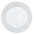 Hand-painted Herend Babos Platinum Charger Charger & Service Plate in fine porcelain, 12in D, on a white background